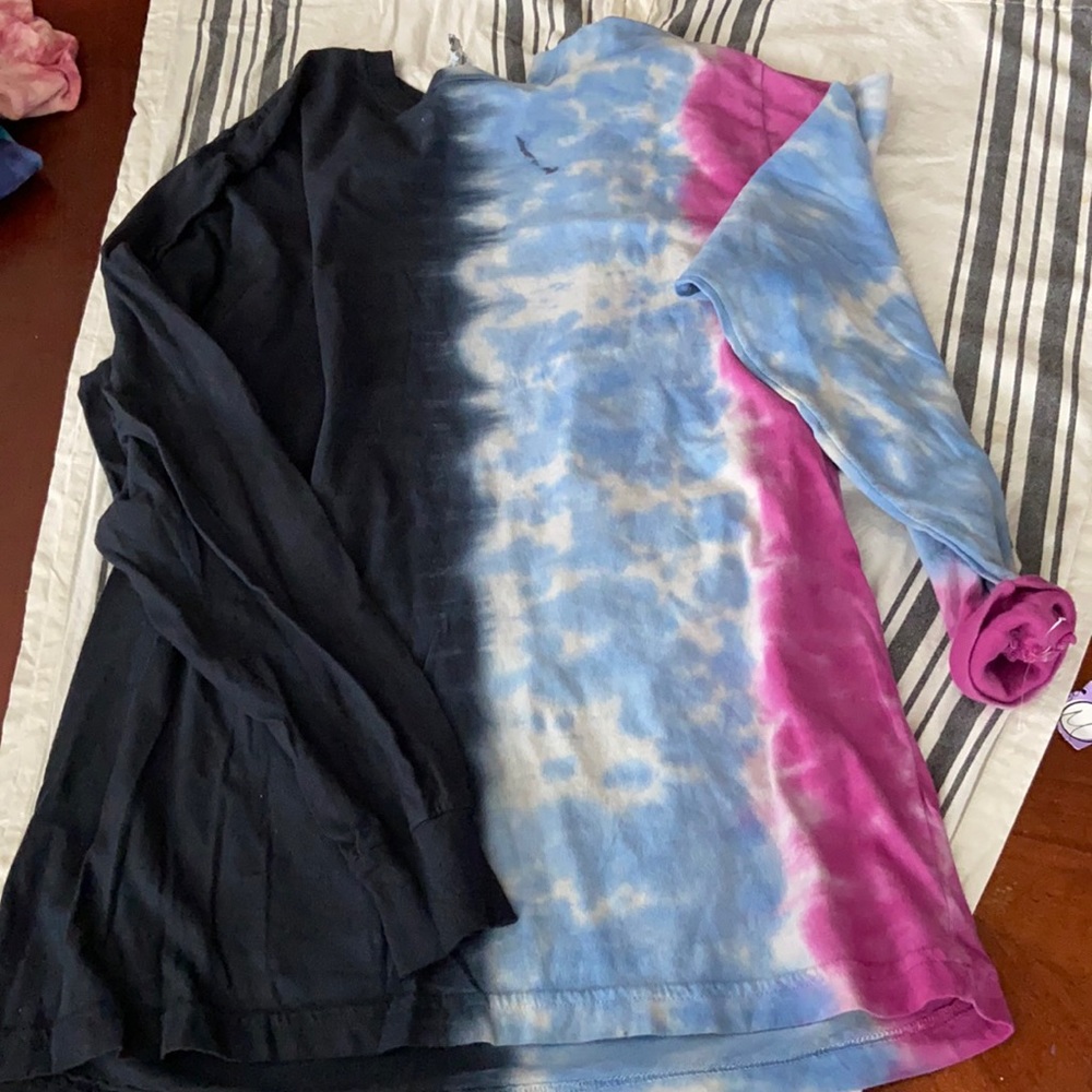 New tie dye custom tee